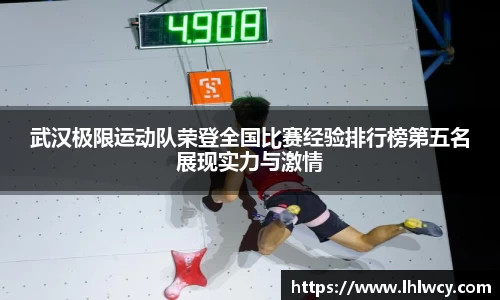 武汉极限运动队荣登全国比赛经验排行榜第五名展现实力与激情